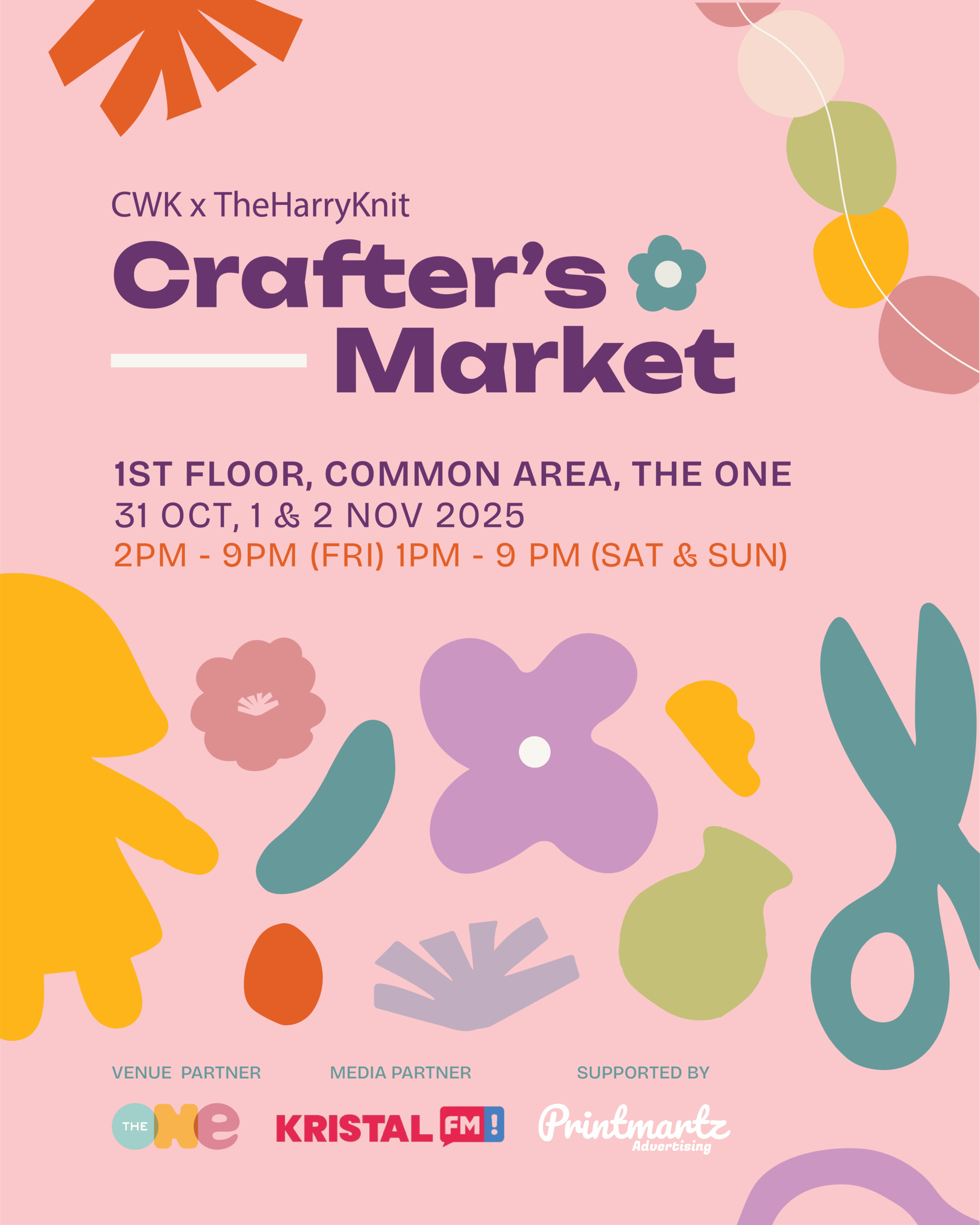 Craft Market handmade Seni Brunei events workshops hobbies knitting crochet jewellery bakes books crafting